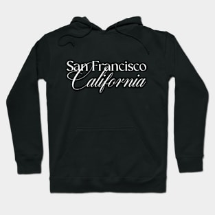 San Francisco California word design Hoodie